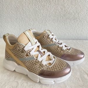 Andia Fora beige bronze sneakers